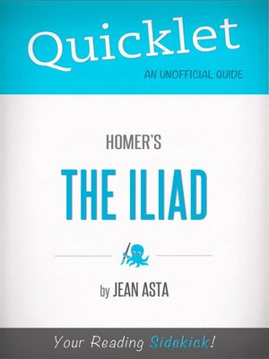 cover image of Quicklet on Homer's the Iliad